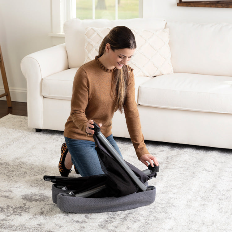 Graco - Patut de calatorie 3 in 1 transformabil in tarc FoldLite LX, Midnight - gogobaby.ro