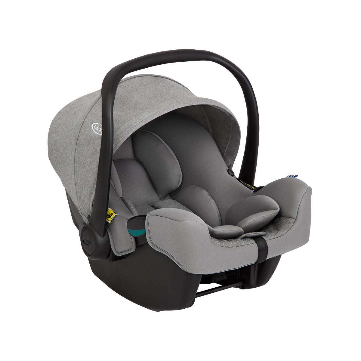 Graco - Carucior pentru copii multifunctional 3 in 1 Near2Me DLX Ash (Carucior Near2Me DLX + Landou Near2Me DLX + Scoica SnugLite)
