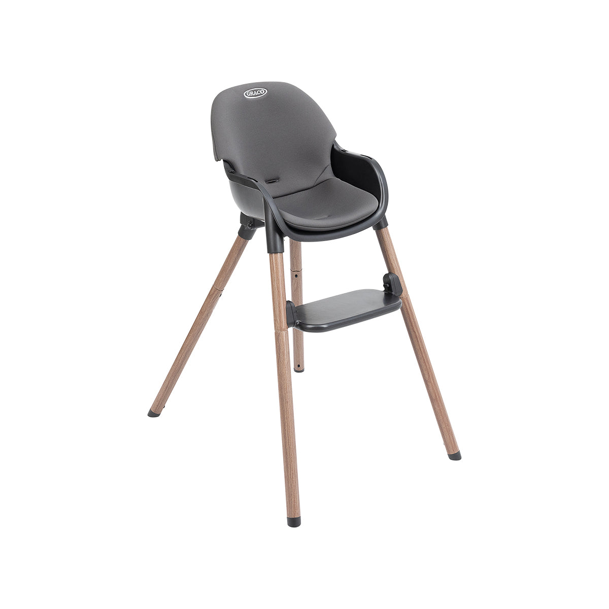 Graco - Scaun de masa 3 in 1 Presti, Charcoal - gogobaby.ro