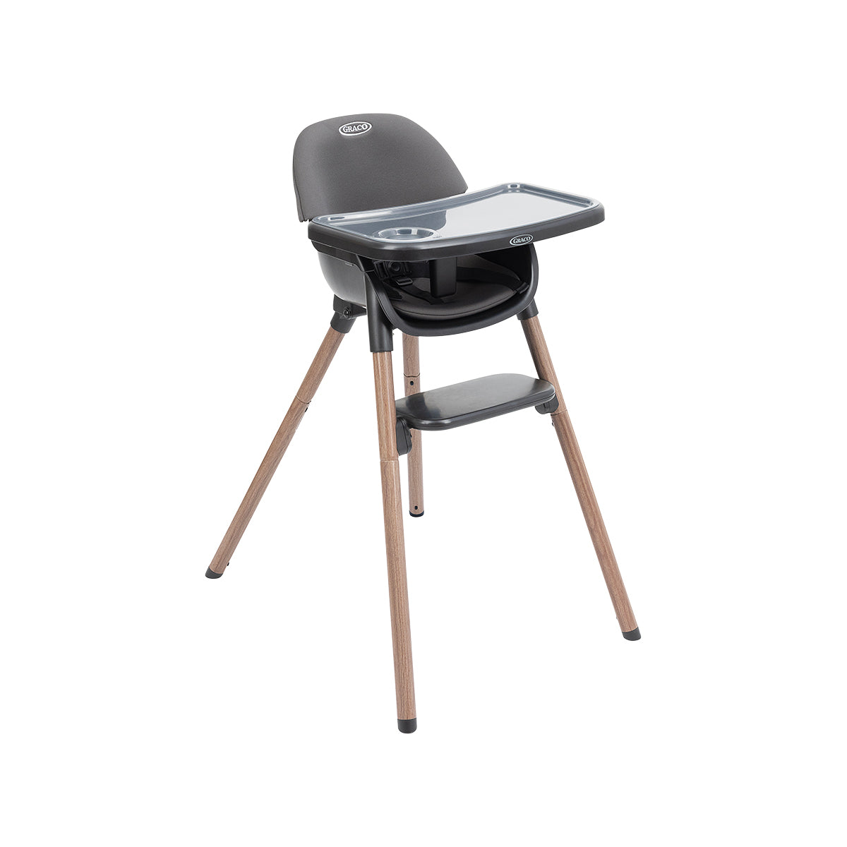 Graco - Scaun de masa 3 in 1 Presti, Charcoal - gogobaby.ro