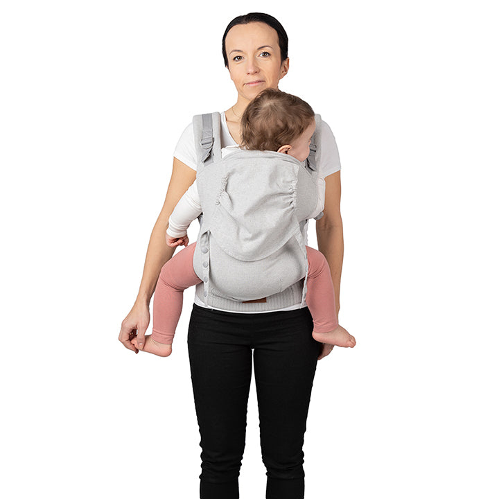 Marsupiu Collet, Momi, Grey - gogobaby.ro