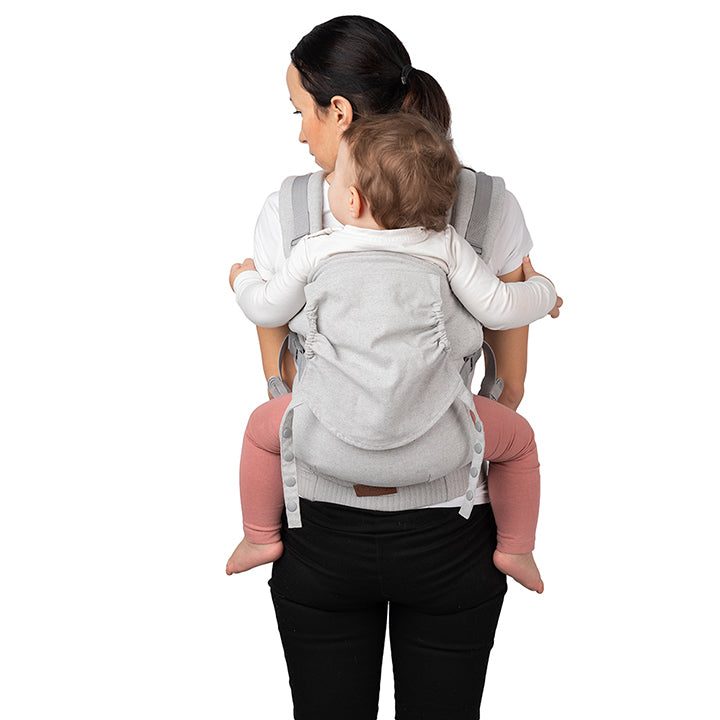 Marsupiu Collet, Momi, Grey - gogobaby.ro