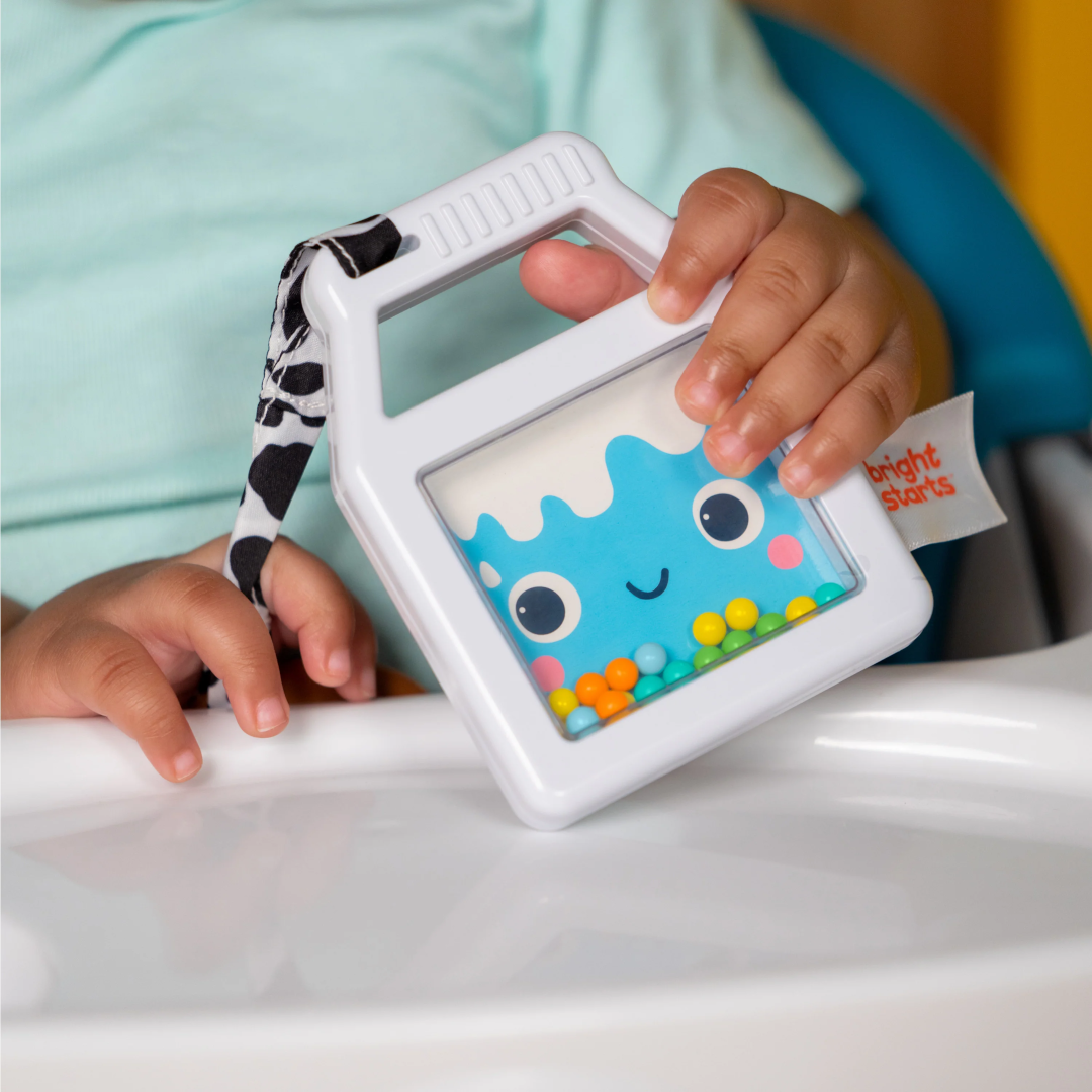 Bright Starts - Jucarie de dentitie 2 in 1 cu zornaitoare Cookies & Teethe - gogobaby.ro