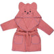 Halat de baie, Bubaba, Cu urechi Kitty, Cu buzunare, Cu cordon, 2 - 4 ani, Marime 98/104, Pink