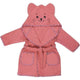 Halat de baie, Bubaba, Cu urechi Kitty, Cu buzunare, Cu cordon, 2 - 4 ani, Marime 98/104, Pink