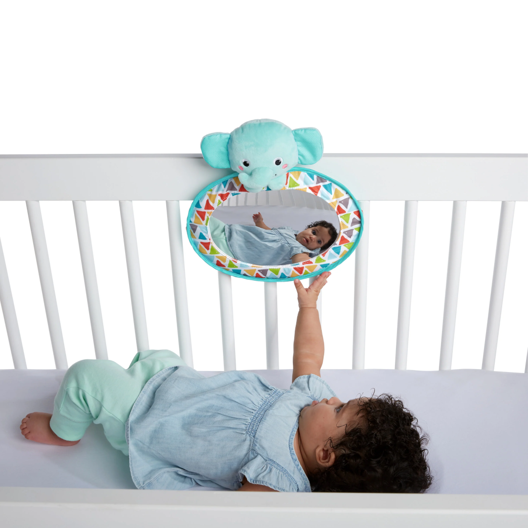 Bright Starts - Oglinda Multifunctionala See and Play pentru Supravegherea Bebelusului - gogobaby.ro