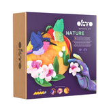 Set pictura 3D cu argila usoara, Nature - Hummingbirds