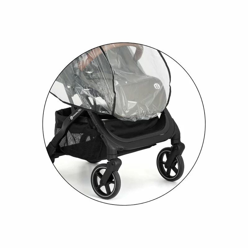 Husa de ploaie pentru carucior sport, Petite&Mars, 80x68x38 cm, Transparent - gogobaby.ro