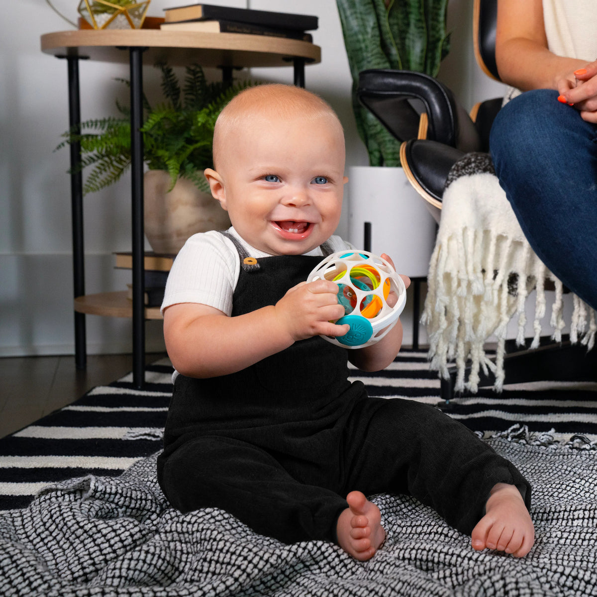 Baby Einstein - Minge zornaitoare Oball Grip & Spin - gogobaby.ro