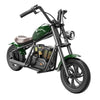 Motocicleta electrica realista tip Chopper HYPER GOGO Challenger 12 Plus , culoare VERDE - gogobaby.ro