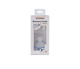 Suzeta deschisa din silicon cu cutie de depozitare, ultra-usoara, 0-6 Luni, Mombella Ciupercuta - Ice Blue