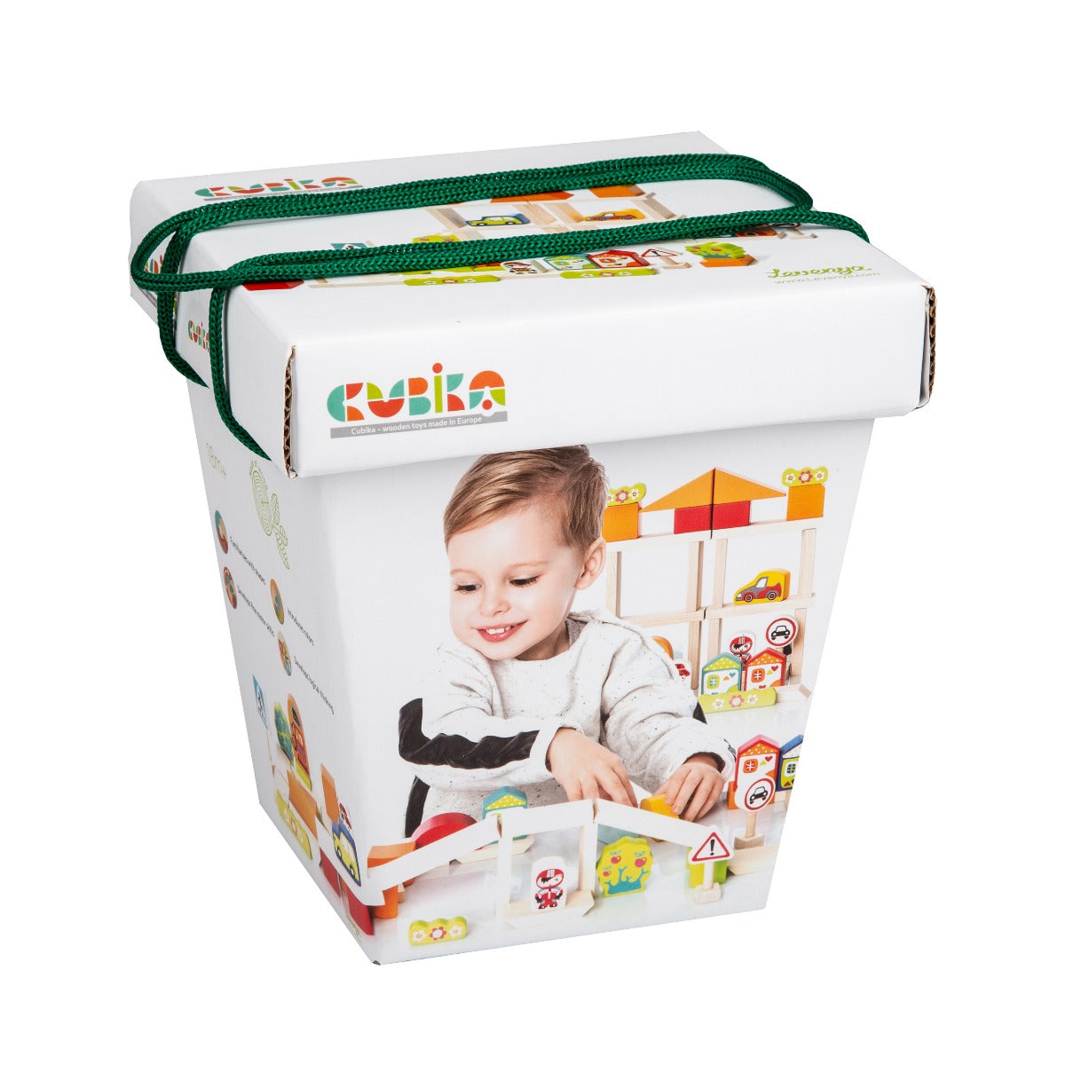 Jucarie Din Lemn, Cubika - Kit De Constructie Pentru Baietei - gogobaby.ro