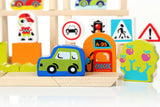 Jucarie Din Lemn, Cubika - Kit De Constructie Pentru Baietei