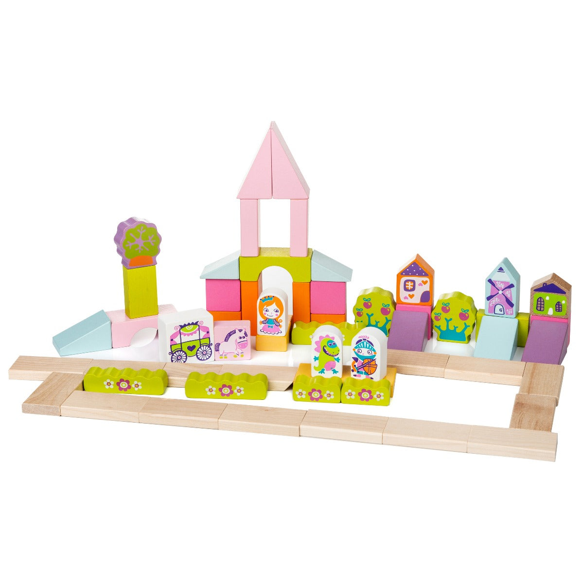 Jucarie Din Lemn, Cubika - Kit De Constructie Pentru Fetite - gogobaby.ro