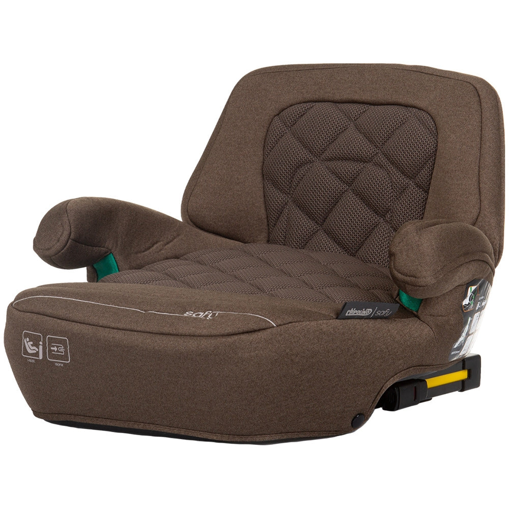 Inaltator auto Chipolino Safy I-Size 125-150 cm macadamia cu sistem Isofix - gogobaby.ro