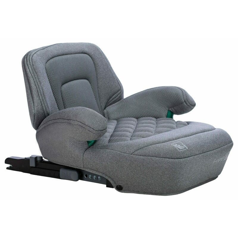 Inaltator auto, FreeOn, Cosmo Plus I-Size, Cu isofix, Cu spatar inaltat si cotiere, Potrivit pentru copiii intre 125 si 150 cm sau intre 25 si 36 Kg, Conform cu standardul european de securitate ECE R129, gri - gogobaby.ro