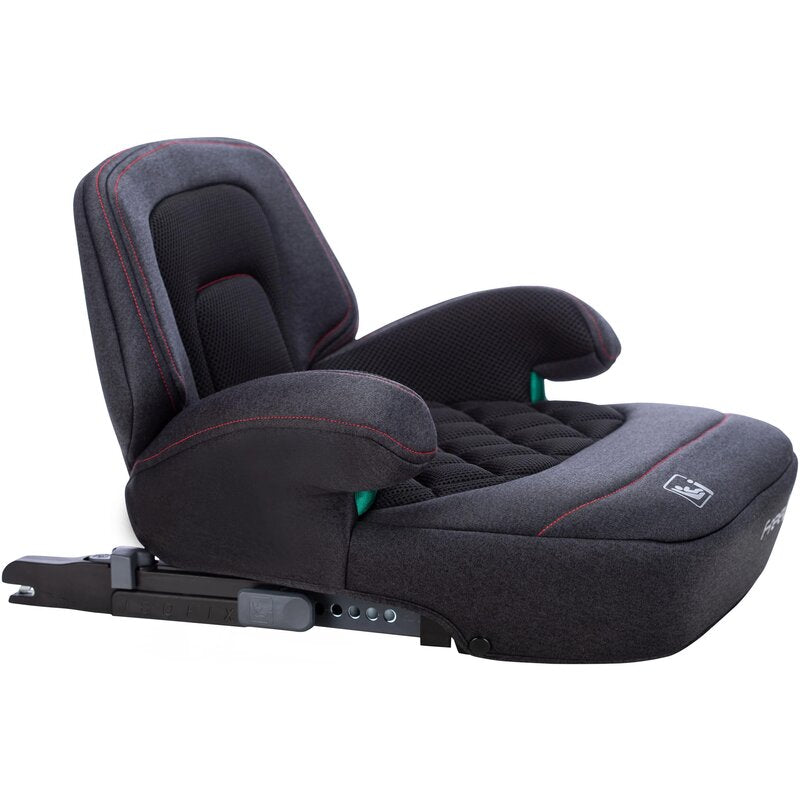 Inaltator auto, FreeOn, Cosmo Plus I-Size, Cu isofix, Cu spatar inaltat si cotiere, Potrivit pentru copiii intre 125 si 150 cm sau intre 25 si 36 Kg, Conform cu standardul european de securitate ECE R129, negru - gogobaby.ro