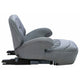 Inaltator auto, FreeOn, Cosmo Plus I-Size, Cu isofix, Cu spatar inaltat si cotiere, Potrivit pentru copiii intre 125 si 150 cm sau intre 25 si 36 Kg, Conform cu standardul european de securitate ECE R129, gri