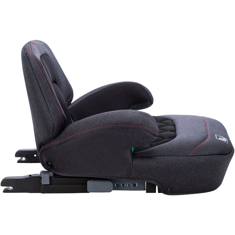 Inaltator auto, FreeOn, Cosmo Plus I-Size, Cu isofix, Cu spatar inaltat si cotiere, Potrivit pentru copiii intre 125 si 150 cm sau intre 25 si 36 Kg, Conform cu standardul european de securitate ECE R129, negru - gogobaby.ro