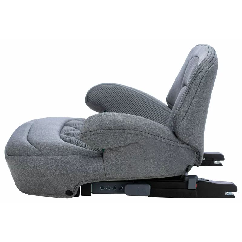 Inaltator auto, FreeOn, Cosmo Plus I-Size, Cu isofix, Cu spatar inaltat si cotiere, Potrivit pentru copiii intre 125 si 150 cm sau intre 25 si 36 Kg, Conform cu standardul european de securitate ECE R129, gri
