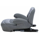 Inaltator auto, FreeOn, Cosmo Plus I-Size, Cu isofix, Cu spatar inaltat si cotiere, Potrivit pentru copiii intre 125 si 150 cm sau intre 25 si 36 Kg, Conform cu standardul european de securitate ECE R129, gri