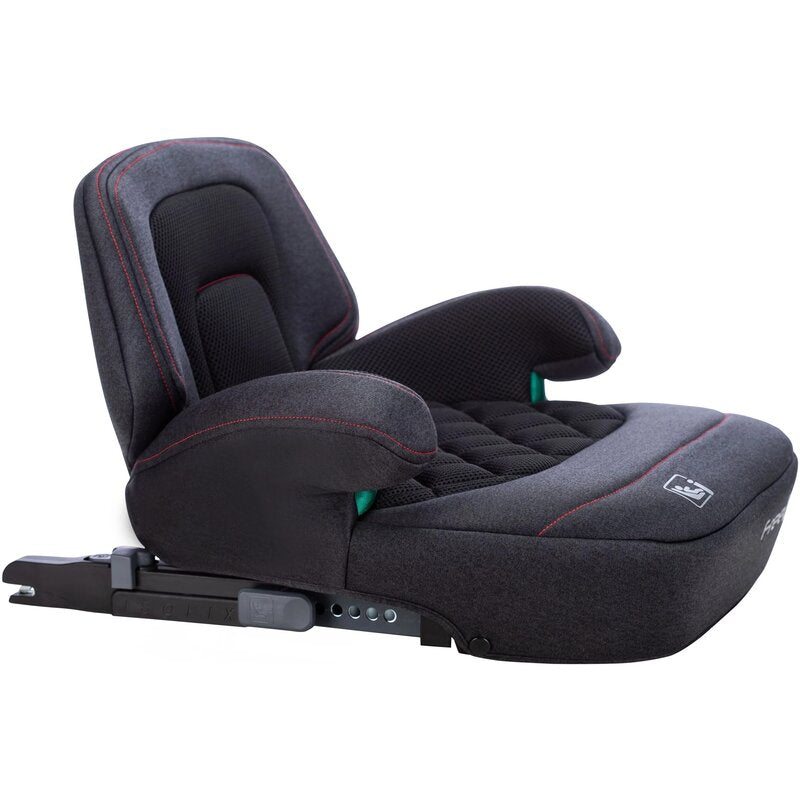 Inaltator auto, FreeOn, Cosmo Plus I-Size, Cu isofix, Cu spatar inaltat si cotiere, Potrivit pentru copiii intre 125 si 150 cm sau intre 25 si 36 Kg, Conform cu standardul european de securitate ECE R129, negru - gogobaby.ro
