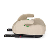 Inaltator auto, Petite&Mars, Optimus Pro, I-size, 125- 150 cm, 22-36 kg, Cu isofix, Forma ergonomica, Husa detasabila, Bej