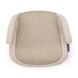 Inaltator auto, Petite&Mars, Optimus Pro, I-size, 125- 150 cm, 22-36 kg, Cu isofix, Forma ergonomica, Husa detasabila, Bej