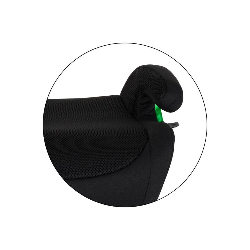 Inaltator auto, Petite&Mars, Optimus Pro, I-size, 125- 150 cm, 22-36 kg, Cu isofix, Forma ergonomica, Husa detasabila, Negru
