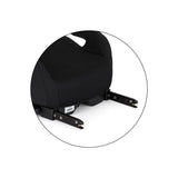 Inaltator auto, Petite&Mars, Optimus Pro, I-size, 125- 150 cm, 22-36 kg, Cu isofix, Forma ergonomica, Husa detasabila, Negru