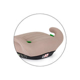 Inaltator auto, Petite&Mars, Zuno, I-size, 125- 150 cm, 22-36 kg, Forma ergonomica, Usor- 1 kg, Bej inchis