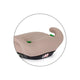 Inaltator auto, Petite&Mars, Zuno, I-size, 125- 150 cm, 22-36 kg, Forma ergonomica, Usor- 1 kg, Bej inchis