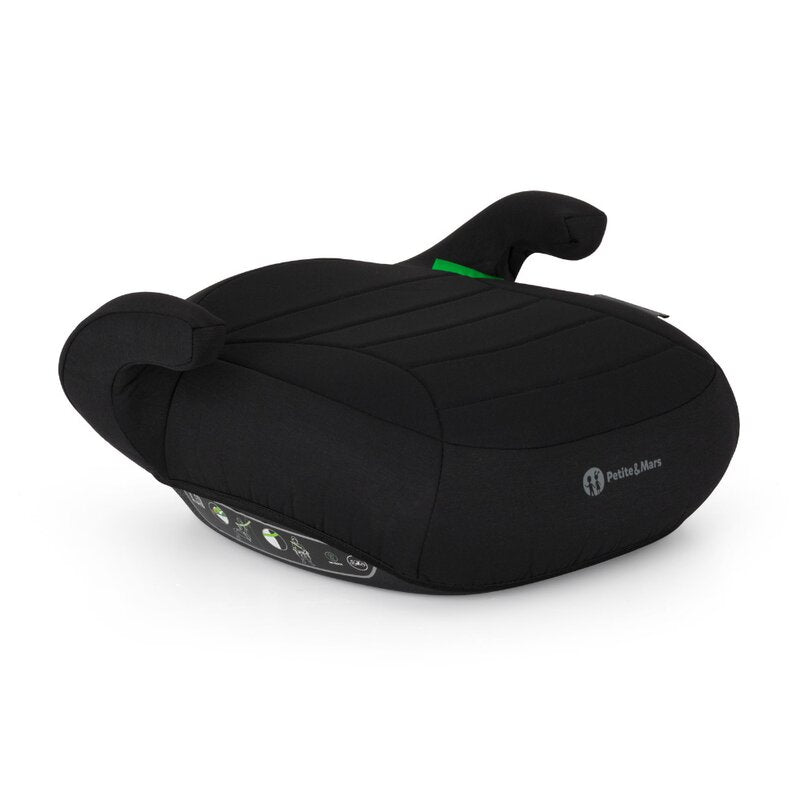 Inaltator auto, Petite&Mars, Zuno, I-size, 125- 150 cm, 22-36 kg, Forma ergonomica, Usor- 1 kg, Negru