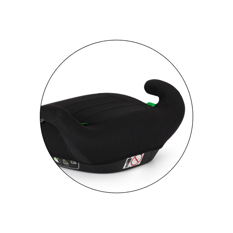Inaltator auto, Petite&Mars, Zuno, I-size, 125- 150 cm, 22-36 kg, Forma ergonomica, Usor- 1 kg, Negru