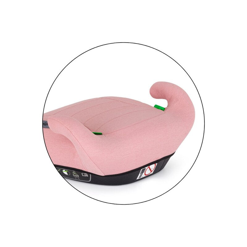 Inaltator auto, Petite&Mars, Zuno, I-size, 125- 150 cm, 22-36 kg, Forma ergonomica, Usor- 1 kg, Roz
