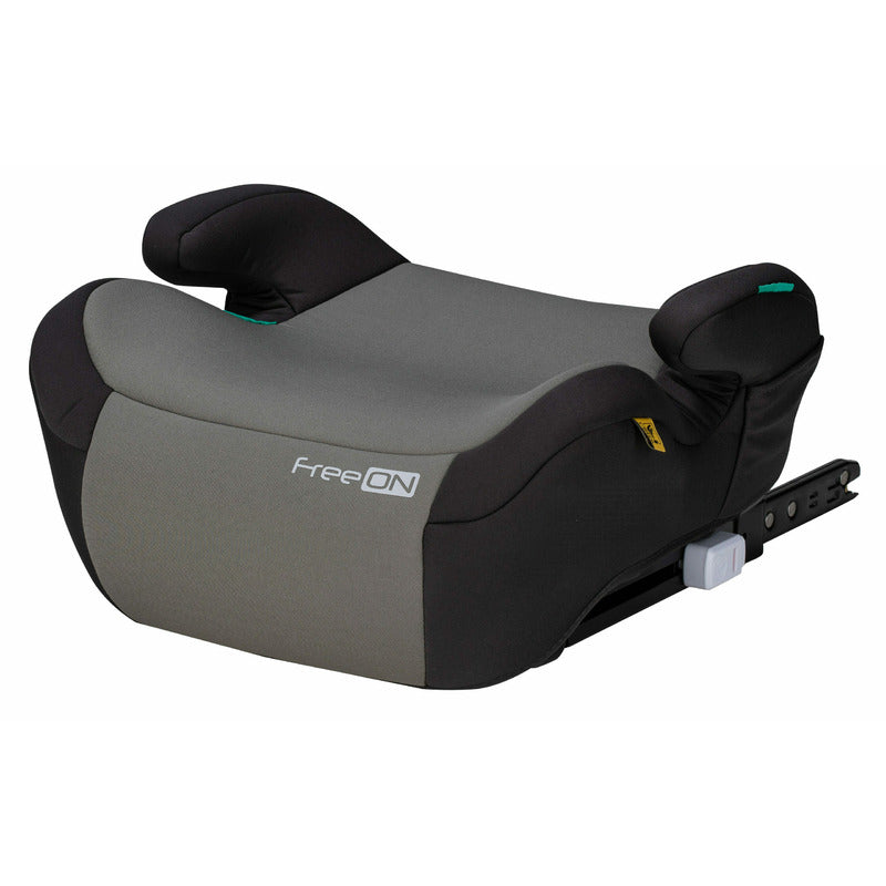 Inaltator auto, FreeOn, Taurus Fix, Cu isofix, Potrivit pentru copiii intre 125 si 150 cm, Conform cu standardul european de securitate ECE R129, Gray - gogobaby.ro
