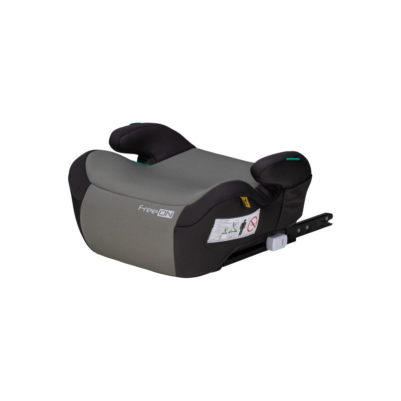 Inaltator auto, FreeOn, Taurus Fix, Cu isofix, Potrivit pentru copiii intre 125 si 150 cm, Conform cu standardul european de securitate ECE R129, Gray - gogobaby.ro