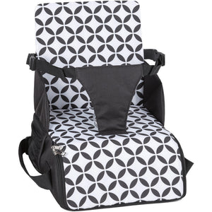 Inaltator scaun masa, FreeON, Fold and Go, Portabil 2 in 1, Conform cu standardele europene EN16120, EN71-3:2021, Black and White - gogobaby.ro