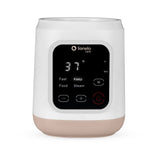 Incalzitor biberoane, Lionelo, ThermUp 3.0, 6 in 1, Incalzire, Decongelare, Sterilizare, Mentinerea temperaturii, 400 W, 35-100°C, Panou de comanda tactil, Fara BPA, Oprire automata, Placa de incalzire din teflon, Alb
