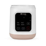 Incalzitor biberoane, Lionelo, ThermUp 3.0, 6 in 1, Incalzire, Decongelare, Sterilizare, Mentinerea temperaturii, 400 W, 35-100°C, Panou de comanda tactil, Fara BPA, Oprire automata, Placa de incalzire din teflon, Alb