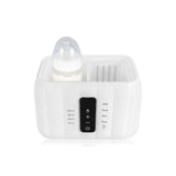 Incalzitor biberoane, Lionelo, ThermUp Duo, 6 moduri de operare, Incalzire, Pastrare temperatura, Decongelare, Senzor pentru temperatura, Oprire automata, Panou tactil, Pentru 2 biberoane simultan, fara BPA, Alb