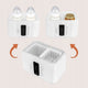 Incalzitor biberoane, Lionelo, ThermUp Duo, 6 moduri de operare, Incalzire, Pastrare temperatura, Decongelare, Senzor pentru temperatura, Oprire automata, Panou tactil, Pentru 2 biberoane simultan, fara BPA, Alb