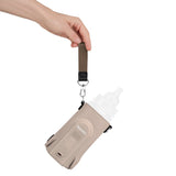 Incalzitor biberoane, Lionelo, ThermUp Go Evo, Portabil, Cu 5 niveluri de incalzire, Cu buton Safety Control, Mentinere caldura pana la 9h, Incarcare USB, Bej inchis