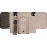 Incalzitor biberoane, Lionelo, ThermUp Go Evo, Portabil, Cu 5 niveluri de incalzire, Cu buton Safety Control, Mentinere caldura pana la 9h, Incarcare USB, Bej inchis