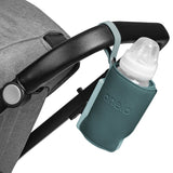 Incalzitor biberoane, Lionelo, ThermUp Go Plus, Portabil, Cu aspect elegant, Temperatura constanta pana la 24 h, Incarcare USB, Verde