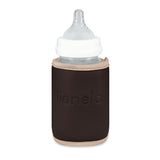 Incalzitor biberoane, Lionelo, ThermUp Go, Portabil, Temperatura constanta pana la 24 h, Incarcare USB, Maro