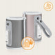 Incalzitor biberoane, Lionelo, ThermUp Go, Portabil, Temperatura constanta pana la 24 h, Incarcare USB, Maro