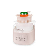 Incalzitor biberoane si sterilizator, Lionelo, ThermUp 4.0, Recipient detasabil, 400 W, 6 moduri de functionare, Functie sterilizare si decongelare, Termostat integrat, Lumina de noapte, Panou tactil, Oprire automata, Placa din otel inoxidabil, Bej