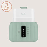 Incalzitor biberoane si sterilizator, Lionelo, ThermUp Duo, 6 moduri de operare, Incalzire, Sterilizare, Pastrare temperatura, Decongelare, Senzor pentru temperatura, Pentru 2 biberoane simultan, fara BPA, Verde