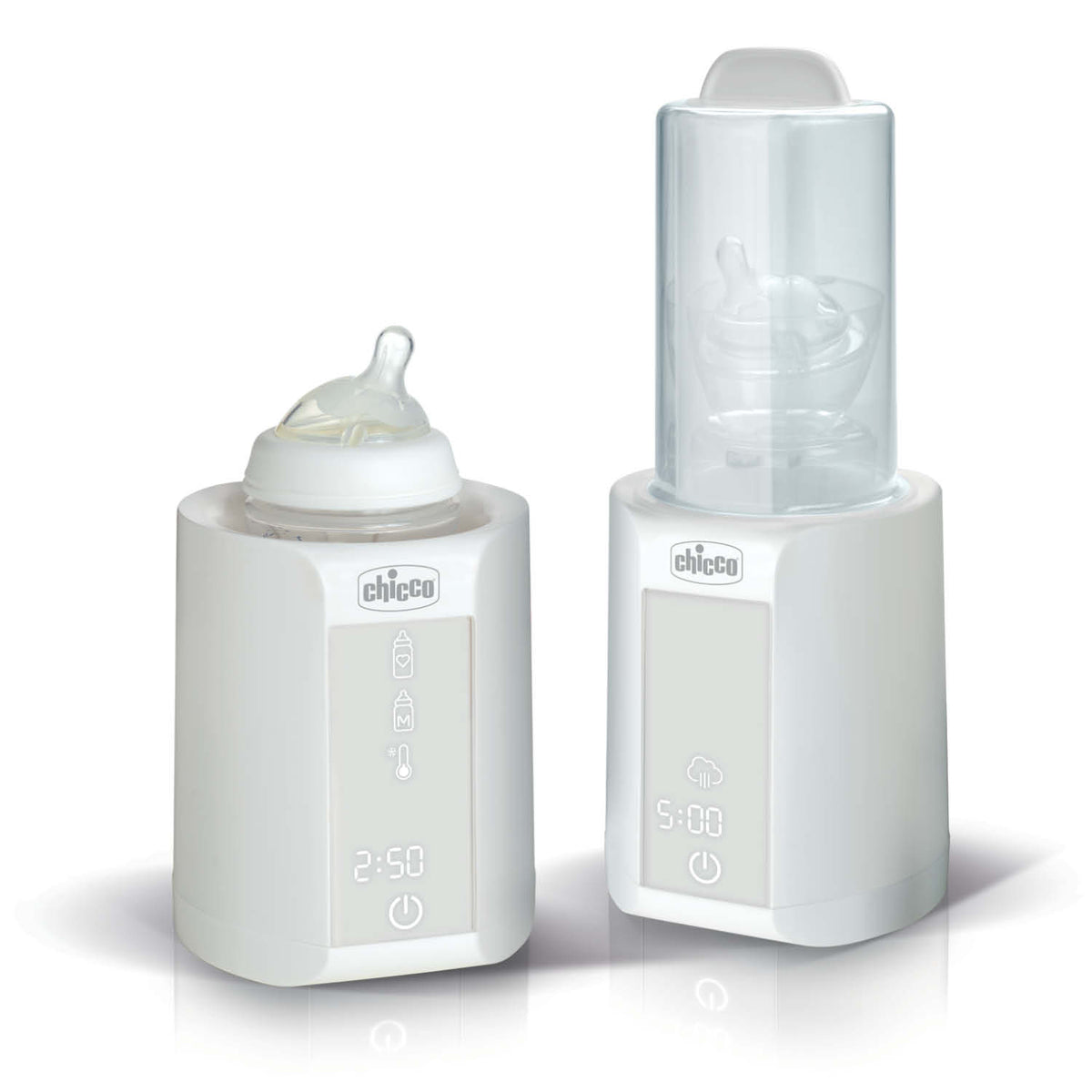 Incalzitor digital electric si sterilizator cu aburi 2 in 1 Chicco, 0 luni+ - gogobaby.ro